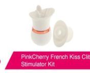 https://www.pinkcherry.com/products/pinkcherry-french-kiss-clitoral-stimulator-kit (PinkCherry US)nhttps://www.pinkcherry.ca/products/pinkcherry-french-kiss-clitoral-stimulator-kit (PinkCherry Canada)nn--nnLike we always say - there&#39;s no time like the present to find a new favorite stimulator - or two, as the case may be! Speaking of two, the PinkCherry French Kiss Clitoral Stimulator Kit contains a pair of sweet silicone tips - one for suction and other other for flickering body-wide bliss - al