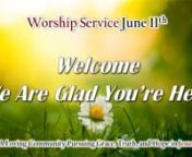 The Sunday Morning Worship Service Livestream 6-11-2023 from: Bright Hope Fellowship Churchn345 North Deodate RoadnMiddletown, PA 17057n717-944-4400nbhbic.comnnSONG LIST:nn“Here I Am to Worship”nCCLI Song # 3266032nWords &amp; Music by: Tim Hughesn© 2000 Thankyou Music (Admin. by Capitol CMG Publishing)nUsed with Permission CCLI Copyright License Number 133859 / Streaming License (Plus) Number 20150034nn“Holy is the Lord God Almighty”nCCLI Song # 4158039nChris Tomlin &#124; Louie Giglion© 2