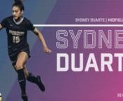Sydney Duarte is a central midfielder who primarily plays as an 8 / box to box. She also has experience playing as both a 6 / defensive midfielder and a 10 / attacking midfielder.nnIn the summer of 2023, Sydney joined Lakatamia FC, a team playing in the top flight in Cyprus. Since joining the club she has played every minute of every match. Prior to starting her professional career, Sydney played 5 years of university football at Purdue University (Big Ten). She was team captain her final year a