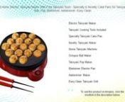 Click here&#62;https://amzn.to/3NEgf4n&#60;to see this product on Amazon!nnnnAs an Amazon Associate I earn from qualifying purchases. Thanks for your support!nnnnnnHealth and Home Electric Takoyaki Maker With Free Takoyaki Tools - Specialty &amp; Novelty Cake Pans for Takoyaki Octopus Ball, Pop, Ebelskiver, Aebleskiver -Easy CleannnElectric Takoyaki MakernTakoyaki Cooking Tools IncludednSpecialty Takoyaki Cake PannNovelty Takoyaki MakernHome Takoyaki MachinenOctopus Ball MakernTakoyaki Pop Maker