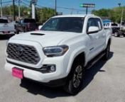 This is a USED 2021 TOYOTA TACOMA TRD SPORT DOUBLE CAB 5&#39; BED V6 AT offered in Longview Texas by Peltier Ford (USED) located at 200 S TX-63 Spur, Longview, TexasnnStock Number: 52223AnnCall: 888-401-4576nnFor photos &amp; more info: nhttps://www.pegueshurstford.com/used-inventory/index.htm?search=5TFAZ5CN6MX106397nnHome Page: nhttps://www.pegueshurstford.com