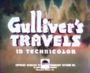 Gulliver&#39;s Travels is a 1939 American cel-animated Technicolor musical feature film produced by Max Fleischer and directed by Dave Fleischer for Fleischer Studios. nnReleased to cinemas in the United States on December 22, 1939 by Paramount Pictures, the story is a very loose adaptation of Jonathan Swift&#39;s 1726 novel of the same name, specifically the first part which tells the story of Lilliput and Blefuscu, and centers around an explorer who helps a small kingdom who declared war after an argu