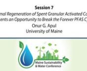 2021 MAINE SUSTAINABILITYhowever, this approach generates a new waste stream i.e., PFAS-laden GAC. Considering the recalcitrance of PFAS molecules in the environment, inadequate disposal (e.g., landfill or incineration) of PFAS-laden GAC may let PFAS back into the aquatic cycle. Therefore, developing approaches for PFAS-laden GAC management present unique opportunities to break its forever circulation within the aqueous environment. This comprehensive review evaluates the last two decades of r