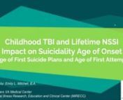 Concurrent Session at the Youth Suicide Research Consortium Second National Conference, June 10-11, 2021. Speakers include Emily Mitchell, Petty Tineo, and Simran Kaur.