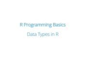 We can now look at the basics of R programming, starting with data types such as numeric data, character Data,factor Data, and logical Data. . This is part of the Exploratory Data Analysis unit in Digita Schools post graduate diploma in data Science https://www.digitaschools.com/course/data-science-online-masters/, carrying 120 UK credits and 60 European credits giving you fast track access to final module of a Masters degree programme at UK and European universities either online or on campus