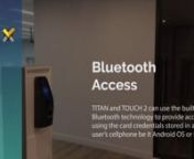 IXM TITAN offers 2-factor authentication using mobile credentials and fingerprint or finger vein recognition for access control and workforce management.