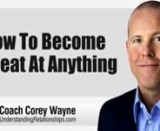 Coach Corey Wayne discusses how to unlock your hidden talent &amp; potential so you can become great doing something you love. How to apply what the worlds most successful musicians, athletes, CEO&#39;s, entrepreneurs, coaches, teachers, leaders, trainers, doctors, etc. use to achieve the highest level of excellence in their respective fields.nnIf you have not read my book, “How To Be A 3% Man” yet, that would be a good starting place for you. It is available in Kindle, iBook, Paperback, Hardcov
