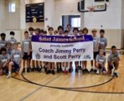 Saint James School supports Coach Jimmy Perry, 2021 patient chair of the Alabama Kidney foundation, and Mr. Scott Perry, STJ staff member and 1999 kidney donor.