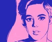 want to share with you an animated clip that I experienced another stroke. This time inspired by Edith Sedwick the actress and fashion model​​​​​​​ one tragic superstar ofAndy Warhol&#39;s short films and the song