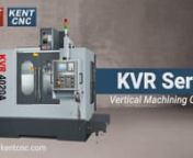 The KVR Series Vertical Machining Center comes standard loaded with features for out of the box turnkey production machining. nnIt comes standard with a CAT40 12k RPM spindle that’s artificially limited to 10k RPM to extend the life of its bearings. nnIt features a true 15HP alpha Fanuc motor which has high torque and can run continuously at peak HP for 30 mins.nnThe spindle comes pre-plumbed with a high-pressure coolant directly through the spindle. nnThe high-pressure fitting will accommodat