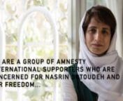 Nasrin Sotoudeh Video Appeal from video nasrin
