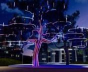 -Team Name: Neon Tigern-Title of Project: The Most Blessed and Glorious Tree of Infinite Fantasyn-Statement of Intent: The aim of our project is to use light to create a dynamic, ever-shifting lighting composition to compliment and highlight the complex topography of the tree in order to map its intricate, individual history. Using programmable lighting strips and tubes controlled from a central CPU brain suspended with wire and plexiglass framework, we want to follow the contours of the trunk a