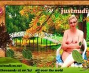 This was a gift slide show made by a nudist friend from France. Merci Alain!