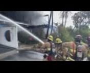 Crews battle house fire on the Riviera in Santa Barbara