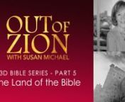 The land of Canaan was chosen by God to be the place from which He would carry out His great plan of redemption. In this episode learn the spiritual significance of the land then and now.nnSeries Summary: Join Susan Michael for the 3D Bible Series and take a journey to the world of the Bible—where it comes alive and can change your life. We live in an increasingly secular society that questions everything about the Christian faith. Learn how to find the answers you are looking for about the au