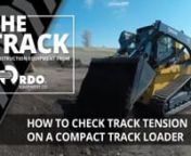 This type of service for equipment will help prolong the life of the tracks and avoid mishaps while operating a compact track loader. Watch as Dennis Howard talks with compact construction equipment expert, Reily Junkermeier about this important piece of equipment service and support. The two cover how often to check track tension, how to adjust the tension, and avoiding a common and big mistake when adjusting track tension. nn--nnSee all used equipment for sale from RDO Equipment Co.: https://b