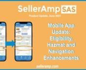 Take us for a test drive: free 14 day trial of SAS - Sourcing Analysis Simplified - awaits you at selleramp.com!nnThe SAS mobile app already puts the power of sourcing analysis in your hands via your mobile phone or tablet. In our latest mobile update, you can now check your Amazon eligibility and the products Hazmat status within the app. You can also now quickly navigate back to your SAS analysiswith the back button. This video walks you through these two fairly simple, yet time saving updat