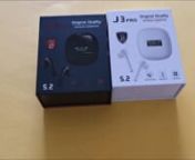 J3 PRO ægte trådløs stereo øretelefon,Trådløse ørepropper,Bluetooth-hovedtelefoner,Kina fabrik,Prisnhttps://mcsmartwear.comn--------------------nProduktnavn: J3 PRO Bluetooth-hovedtelefonnTransmissionsområde: 15 meternBluetooth-version: 5.2nVægt inkluderer pakningskasse: 182 gramnArbejdstid: 3 til 4 timernStandbytid: mere end 20 til 25 dagenOpladningstid: 1 timenOpkaldstid: 4 timernMusik Afspilningstid: Cirka 2 til 3 timernPakkeliste: headset, opladningslinje, brugervejledningnHeadset b