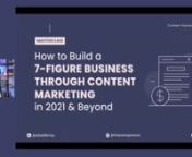 ➡️ Download the worksheet: https://bit.ly/juliasworkshopworksheet ⬅️ nnWe&#39;re in a new age of marketing -- the 2020s.nn...The ROI of content marketing is 4x greater than the most targeted ad (and it’s about half the cost).nnTrust is now the second reason our customers buy from us (price is #1).nnThe problem? Most marketers still create content in a “spray and pray” fashion. nnThe truth is you don’t need a fancy marketing degree or a big-name advertising agency anymore to skyrocket