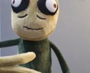 Salad Fingers plush is alive from salad fingers