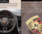 Shop Now: https://eliteauto3k.com/products/gold-steering-wheel-crest-emblem-for-porsche-40mm-x-31mmnnOver the years, the Porsche crest located on the steering wheel can take a beating. Because of the harsh environmental stressors and constant use, it no longer is shining like the first day you bought the car. Don’t let that faded badge ruin the look of your beauty. Now, you can replace that corroded old badge with this brand new badge emblem from EliteAuto3K. On second thoughts, you don’t ac