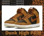 PP 1-1 Nike Dunk High PRM Dark Curry from prm