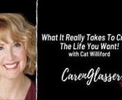 On this episode of The Super Boomer Lifestyle Show Caren and Cat Williford talk about “What it really takes to create the life that you want.” They cover the following topics:nnHow to stay fresh and current with ourselves and not let old goals penetrate our brain and try and keep us where we are.nAre we being true to our core personal values? Are we in alignment with really who we are?nHow to keep it simple and pick one thing at a time to focus on.nnCat Williford is a Pioneer of the Coaching
