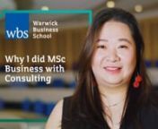 MSc Business with Consulting graduate Vanessa shares how her course prepared her to help solve problems in every industry and every business, and explains how the programme of study is not just geared towards theory, but offers practical projects that meet real industry standards. nnDiscover more about MSc Business with Consulting: https://www.wbs.ac.uk/courses/postgraduate/business-consulting