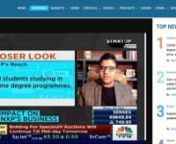 Mr. Shashank Shwet - Founder ImaginXP, Live on CNBCnnSpeaking about how ImaginXP can impact Indian education and making India an expert in future skill and how it has witnessed 3x growth in the past 2years.nnIt is amazing to note that ImaginXP is addressing the quality, curriculum and bridging the skill gap that exists in the higher education market with well-trained faculty, an industry-focused curriculum, a virtual university MyCoach platform and 1250+ corporate coaches.nnThis new move of fund