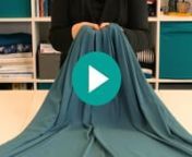 Patterns and Plains are a leading supplier of high quality dressmaking fabrics to home sewers. nnBuy this fabric at:nnhttps://patternsandplains.com/products/fuji-ocean-teal-bamboo-and-elastane-rib-knit-fabricnnA soft and drapey rib made from bamboo viscose and elastane, Fuji is great for tops, dresses and cardigans. It’s a four way stretch fabric with a similar amount of stretch in the length and the width making it perfect for fitted garments. The high elastane content helps it to recover too