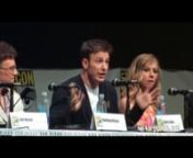 Chris Evans, Scarlett Johansson, Cobie Smulders, Samuel L. Jackson, Sebastian Stan, and more at Marvel&#39;s Captain America sequel panel in Hall H.