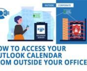 Do you have an Outlook calendar that you cannot access when outside of your organization? That is most likely because your organization’s internal Exchange Server is isolated from the outside. You are not able to access the calendar when you are not on-premises due to security reasons.nanWhen you have a busy schedule and plenty of deadlines, this lack of access causes scheduling issues, wasted time, and too much stress! This is common for those working as stock traders, scientific researcher