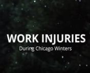 The Chicago workplace injury lawyers at Briskman Briskman &amp; Greenberg recently released an informative video discussing the prevalence of work injuries during Chicago winters. This video can help injured workers understand their right to pursue meaningful compensation through a workers’ compensation claim, potentially offsetting the financial impact the accident had on their lives. nnhttps://www.briskmanandbriskman.com/practice-areas/workers-compensation/nnThe National Weather Service repo