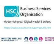 Join BSO ITS- Email ITSRecruitment@hscni.net for more informationnnWeb Link: https://hscbusiness.hscni.net/services/ITS.htm nnBSO Information Technology Services delivers: nn - World-class enterprise IT services n - A range of transformational technology-led programmes and projects across all HSC n organisatons.nnBSO ITS is responsible for the provision of a wide range of regional ICT systems, services, and projects to support the business objectives of all Health and Social Care (HSC) organ