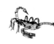 A scorpion robot turnaround