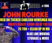 John Rouke owner of Blue LIne Moving, Storage, Pressure Washing has been featured on Tucker Carlson, Sean Hannity, Newsmax, and more. A Marine Vet who took his own time and decided he was going to make an effort to clean up the country he was born in. He did just that. John Rouke and others went to Inner City Baltimore to clean up, well on the first day there 2 guys OD and ends up with a team cleaning and removing 25 tons +, as in tons of trash. Keeping his effort and word, next he goes to TX, t