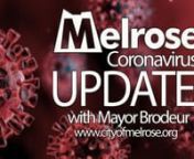 This is Mayor Paul Brodeur with a Covid-19 update.nA COVID-19 clinic for children 5-11 will be held tomorrow Saturday, November 20 from 9:00 am to 4:00 pm at the Galvin Middle School, 525 Main Street, Wakefield, MA. The clinic will be run by the Melrose and Wakefield Health Departments in the Main Lobby and Learning Commons, located by the main entrance to the school. Appointments are required. You can find the sign-up link at the city website at www.cityofmelrose.orgnGetting a COVID-19 vaccine