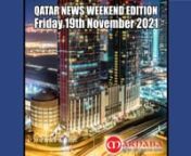 A recap of Qatar’s big news stories for the week up to Friday 19th November. Brought to you in conjunction with Marhaba, the ultimate guide to Qatar.nnStarting with last Sunday when on the front page of the Qatar Tribune was the story that Mutaz Essa Barshim’s high jump bronze medal for Qatar at the 2012 London Olympics has been upgraded to silver after the International Olympic Committee last Friday, approved re allocating some results from those games due to doping cases.nnOn to Monday and
