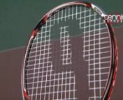 Join Tennis Express for a review of the new Prince EXO3 Red 105 tennis racquet. There is more than just new cosmetics to the new EXO3 Red, which features similar specs and performance, but in a much more player friendly and comfortable model. The updated EXO3 technology allows greater movement of the strings by not restricting their movement. The added Double Bridge acts as a built-in vibration dampener to reduce frame shock and string vibration. The headlight balance combined with the updated E
