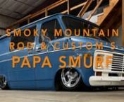 SMR&amp;C in Friendsville TN is building a 1977 GMC shop van (Papa Smurf) and they&#39;re doing it right!The body will ride on a Scott&#39;s Hot Rods custom frame.The drivetrain will be a 700 hp Borowski Race Engine LS paired with a BRE custom 1,000 hp rated Hughes 4L80e transmission.nnPapa Smurf&#39;s debut is next weekend (Sept 10 &amp; 11)at Dollywood&#39;s Splash Country in Pigeon Forge Tennessee at their annual
