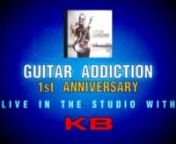 Guitar Addiction ONE YEAR ANNIVERSARY MUSIC JAM !!!nnMusic composed and produced by Franck Karmattitude/Guitar Euro mediannThe full song includes amazing musicians such as :nnAtma Anur on DrumsnEnrico Galetta on BassnnOn guitars :nnMilan PolaknKenny SerannenCharly SahonanCyril AchardnFabrizio Bicio LeonJean FontanillenJoop WoltersnMarcel CoenennMika TyyskänTheodore ZirasnVictor LafuentenFranck Karmattituden...and of course me !!!nnFull song available at https://www.youtube.com/user/Guitareurosh