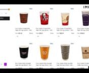 Imprint5 has a vast collection of custom disposable cups. Order custom printed disposable cups for hot and cold drinks from Imprint5 at wholesale prices.