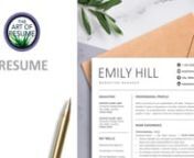 ➡️ https://theartofresume.comnnWe design professional resume templates for any career, all resume bundles come with FREE Resume Writing Guide. Your resume templates are fully customizable for any career. Each resume bundle comes with 5 templates including cover letter and reference page, FREE 3X resume help books, bonus 250+ resume icons, and much more! Land the career you deserve with the perfect resume design. nnApplicate Tracking System Friendly (ATS) resume templates are available in our