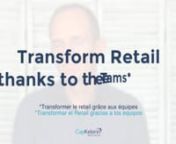 A significant renovation of retail has been accelerated after covid. In this 9 min-video, Benoit Mahé, author of the books