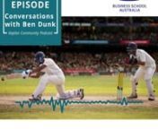Ben Dunk is an Australian professional cricketer who represented Australia in the T20’s from 2014-2017.Ben has represented Australia; and played in the BBL (Big Bash League), IPL (Indian Premier League) and the PSL (Pakistan Super League).Most recently in 2021, he plays for the Lahore Qalandars.While playing cricket, Ben also studies in the MBA with Kaplan Business School.nnIn this segment, Ben gives practical advice for leading teams, building rapport, and social intelligence.