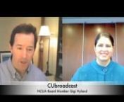 We were honored and thrilled to have NCUA Board Member Gigi Hyland on CUbroadcast. We discussed many of today&#39;s top issues affecting credit unions: corporates, recession, lending, gaining market share, debit interchange, and much more. We even talked about how NCUA and credit unions have fared since financial guru Suze Orman has been a spokesperson -- along with the organization&#39;s latest social media efforts. An entertaining and candid chat that&#39;s surely not to be missed. Enjoy the program!