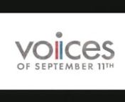 About Voices of September 11thnnVoices of September 11th (VOICES) was co-founded in 2001 by Mary Fetchet, a clinical social worker and educator, following the death of her 24 year old son Brad and Beverly Eckert, wife of Sean Rooney. VOICES became a clearinghouse of information, support services and advocated on behalf of 9/11 families for reforms to promote preparedness on the local, state and federal level. The organization has a dedicated staff of professionals in our offices in New Canaan,CT