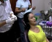 Joanne Peh takes on another role as a 56 year-old woman in the upcoming 180 episode blockbuster long drama airing in November 2009. Here&#39;s a look at how she had her teeth made for the new look.