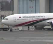 Biman Bangladesh Airlines 777 S2-AFO delivery flight Paine Field to VGHS October 22, 2011.