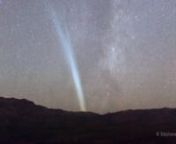 http://www.astrosurf.com/sguisard/Pagim/Lovejoy.htmlnNight Time Lapse of Comet Lovejoy (C/2011 W3) rising above the Andes near Santiago de Chile, 23rd December 2011, just before sunrise. Set of 4 sequences taken with different lenses